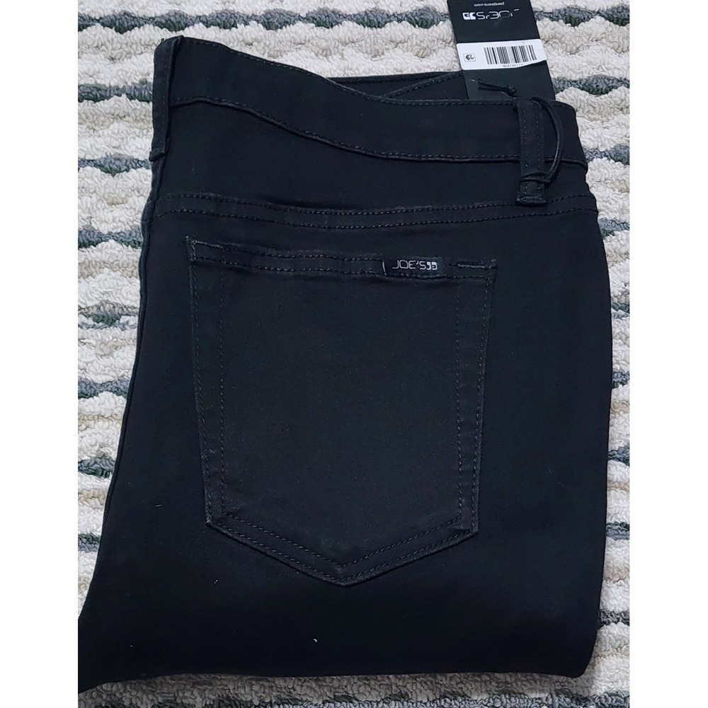 NWT $189 Joe's Jeans The Freesia Black Mid Rise Skinny Stretch Jeans Size 31